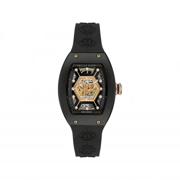 菲利普·普莱因/Philipp Plein 钻石加密黑皇后 GALAXY 腕表 122610-02-4-0