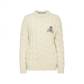 菲利普·普莱因/Philipp Plein 羊毛套头衫基本款 FACC-WKO0560-PKN002N-01