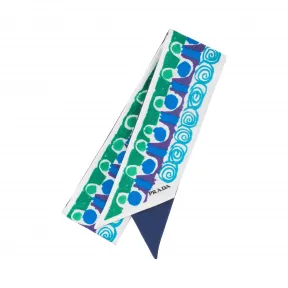 普拉达/Prada 蓝绿色  缎带 1FF008 2CA2 F0136