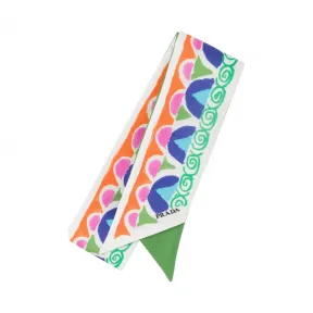 普拉达/Prada 印花丝质缎带 1FF008-2CA2-F0613