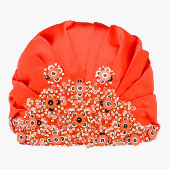 普拉达/Prada 橙色  头巾 1HT001 2ET2 F0049