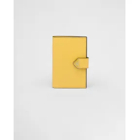 普拉达/Prada Saffiano皮革护照夹 2MV017-2DYG-F0377