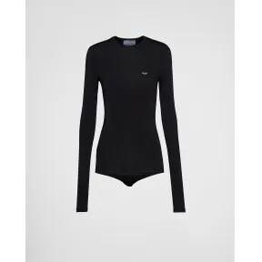 普拉达/Prada 缎面平纹针织紧身衣 32138-12IB-F0002