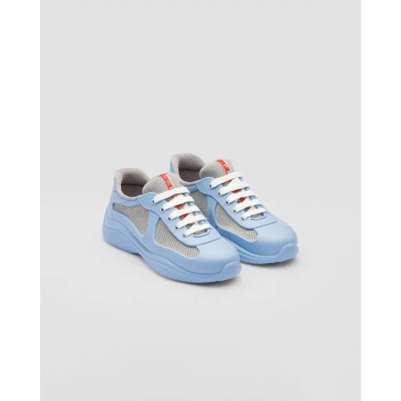 普拉达/Prada 美洲杯软橡胶和自行车面料的休闲鞋 3E6500-3LLJ-F0076