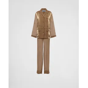 普拉达/Prada 科技巴里纱睡衣 PJ6095-1D9E-F0037