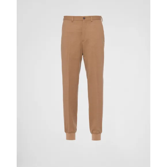 普拉达/Prada 羊毛慢跑裤 UP0194-11M1-F0040