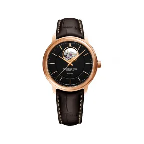 雷蒙威/Raymond Weil 男士镂空棕色皮带腕表 - 经典大师系列 40 MM 自动机械机芯 2227-PC5-20021