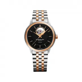 雷蒙威/Raymond Weil 经典大师系列 - 男士精钢镂空视窗表链腕表 40MM 自动机械机芯 2227-SP5-20021