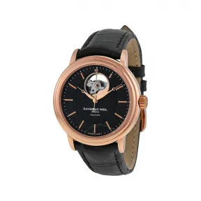 雷蒙威/Raymond Weil Maestro 39.5 MM 玫瑰金-PVD不锈钢 自动机械机芯 男表 2827-PC5-20001