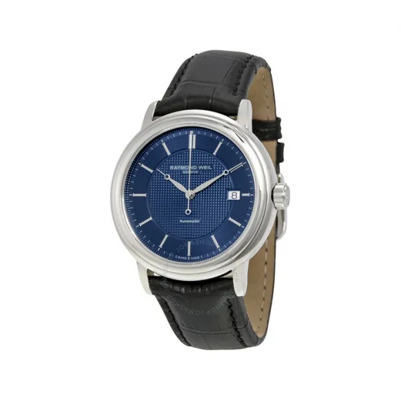 雷蒙威/Raymond Weil Maestro 39.5 MM 不锈钢 自动机械机芯 男表 2837-STC-50001