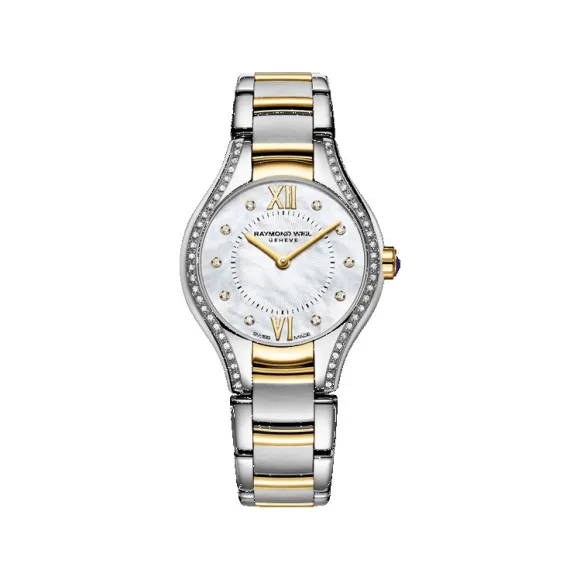 雷蒙威/Raymond Weil 娜美亚女士系列 62 钻石英腕表 - 娜美亚系列 24 MM 石英机芯 5124-SPS-00985