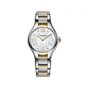 雷蒙威/Raymond Weil 女士双色钻石白珍珠石英腕表 24 MM - 娜美亚系列 24 MM 石英机芯 5124-STP-00985