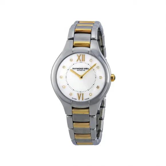 雷蒙威/Raymond Weil Noemia 32 MM 不锈钢 石英机芯 女表 5132-STP-00985