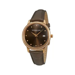 雷蒙威/Raymond Weil Toccata 34 MM 不锈钢 石英机芯 女表 5388-C5S-70081