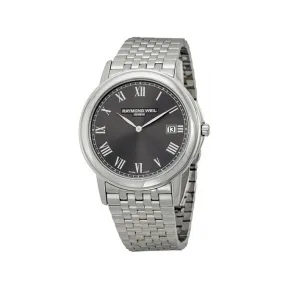 雷蒙威/Raymond Weil Tradition 39 MM 不锈钢 石英机芯 男表 5466-ST-00608