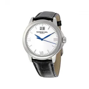雷蒙威/Raymond Weil Tradition 39 MM 不锈钢 石英机芯 男表 5476-ST-00657