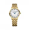 雷蒙威/Raymond Weil 经典镀金色白色表盘男士腕表 - 托卡塔系列 5485-P-00359