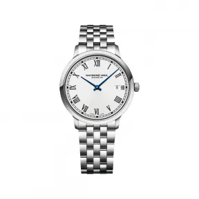 雷蒙威/Raymond Weil 男款经典不锈钢石英腕表 - 托卡塔系列 5485-ST-00359