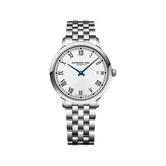 雷蒙威/Raymond Weil 男款经典不锈钢石英腕表 - 托卡塔系列 5485-ST-00359