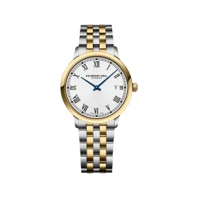 雷蒙威/Raymond Weil 经典间金色男士石英腕表 - 托卡塔系列 5485-STP-00359