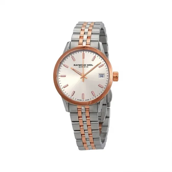 雷蒙威/Raymond Weil Freelancer 34 MM 不锈钢 石英机芯 女表 5634-SP5-65021