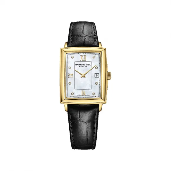 雷蒙威/Raymond Weil 女裝方形石英腕表 - 托卡塔 22.6 MM x 28.1 MM 石英机芯 5925-PC-00995