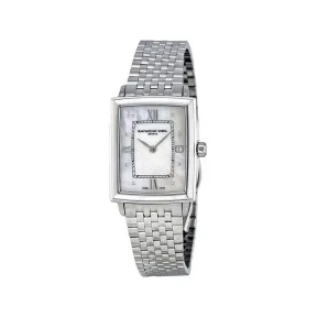 雷蒙威/Raymond Weil Tradition Slim 28.5 MM x 23.5 MM 不锈钢 石英机芯 女表 5956-ST-00915