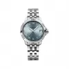 雷蒙威/Raymond Weil 女士蓝色表盘精钢日期腕表 - 探戈系列 30MM 石英机芯 5960-ST-00500