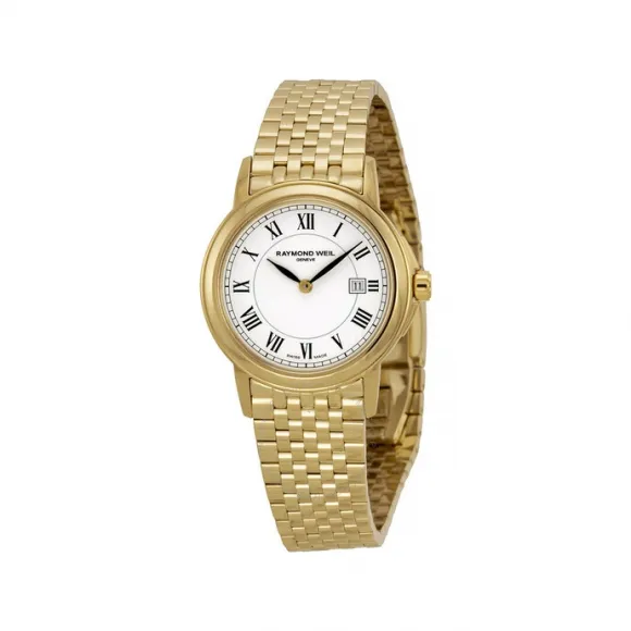 雷蒙威/Raymond Weil Tradition 28 MM 不锈钢 石英机芯 女表 5966-P-00300