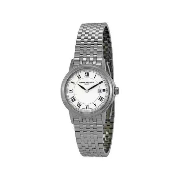 雷蒙威/Raymond Weil Tradition 28 MM 不锈钢 石英机芯 女表 5966-ST-00300