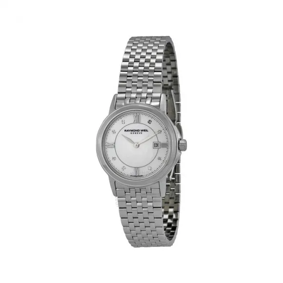 雷蒙威/Raymond Weil Tradition 28 MM 不锈钢 石英机芯 女表 5966-ST-00995