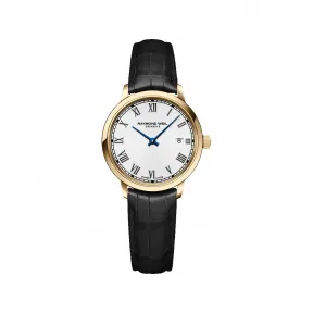 雷蒙威/Raymond Weil 镀金色女士腕表皮带腕表 - 托卡塔系列 5985-PC-00359