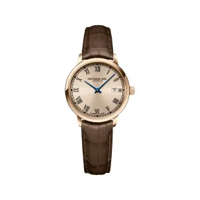 雷蒙威/Raymond Weil 女款棕色皮带石英腕表 - 托卡塔系列 5985-PC5-00859