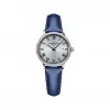 雷蒙威/Raymond Weil 女款镶 76颗真钻配蓝色绢带石英腕表 - 托卡塔系列 5985-SCS-00653