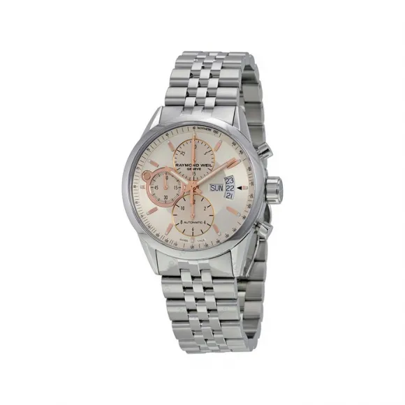 雷蒙威/Raymond Weil Freelancer 42 MM 不锈钢 手动机械机芯 男表 7730-ST-65025