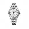 雷蒙威/Raymond Weil 男士不锈钢白色表盘腕表 - 探戈系列 41 MM 石英机芯 8160-ST-00300