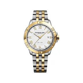 雷蒙威/Raymond Weil 男士经典双色镀金腕表 - 探戈系列男款 41 MM 石英机芯 8160-STP-00308