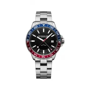雷蒙威/Raymond Weil 探戈系列 300 GMT - 石英潜水腕表 41 MM 石英机芯 8280-ST3-20001