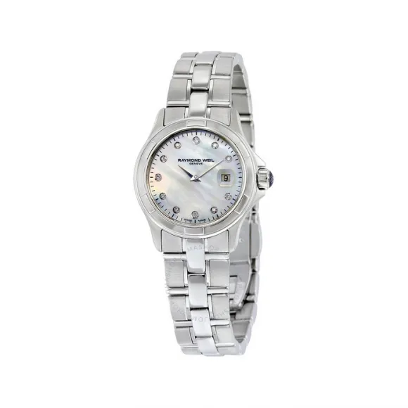 雷蒙威/Raymond Weil Parsifal 28 MM 不锈钢 石英机芯 女表 9460-ST-97081