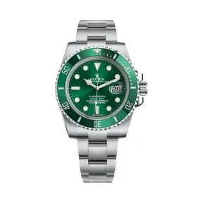 劳力士/Rolex 潜航者日历型 自动上链机械恒动机芯 绿水鬼  M116610LV-0002