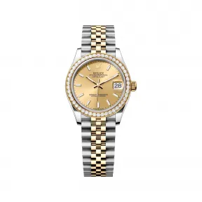 劳力士/Rolex 日志型 31 MM 黄金及蚝式钢 藉恒动摆陀双向自动上链 女表 M278383rbr-0014