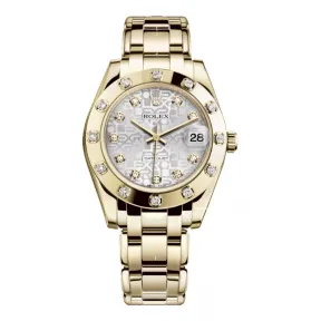 劳力士/Rolex Pearlmaster 34 自动上链机械恒动机芯  M81318-0003