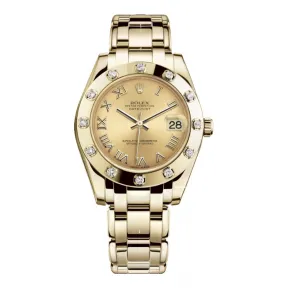 劳力士/Rolex Pearlmaster 34 自动上链机械恒动机芯  M81318-0011