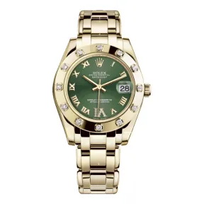 劳力士/Rolex Pearlmaster 34 自动上链机械恒动机芯  M81318-0038