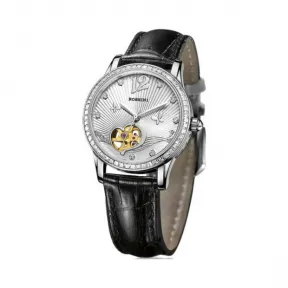 罗西尼/Rossini 典美时尚系列 34毫米 不锈钢，镶钻表圈 自动机械 女表 5468W01A