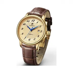 罗西尼/Rossini 雅尊商务系列 28毫米 不锈钢镀金 石英 女表 5500G06B