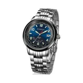 罗西尼/Rossini 光电能电波系列 42毫米 不锈钢 光电能电波机 男表 5511W05B