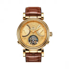 罗西尼/Rossini 陀飞轮系列 41毫米 金色全光18K黄金  男表 5525G06B
