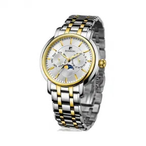 罗西尼/Rossini 雅尊商务系列 41毫米 不锈钢，镀金色表圈 石英 男表 5567T01A