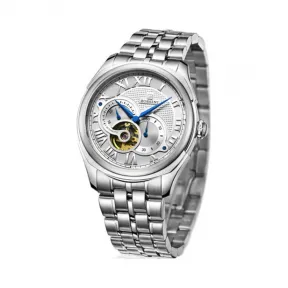 罗西尼/Rossini 雅尊商务系列 41毫米 光砂不锈钢 自动机械 男表 5617W01A